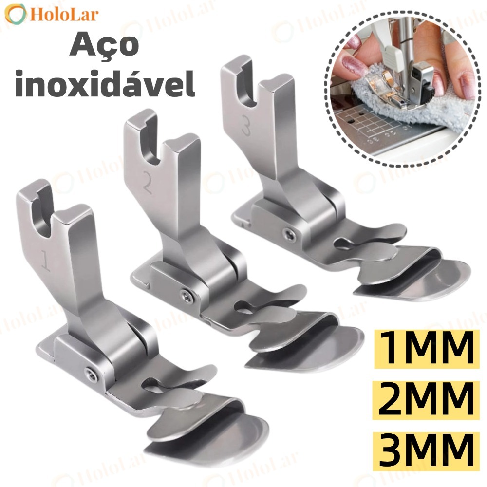 Calcador, fino acabamento de costura Calcador para máquina de costura industrial calbaia-hol