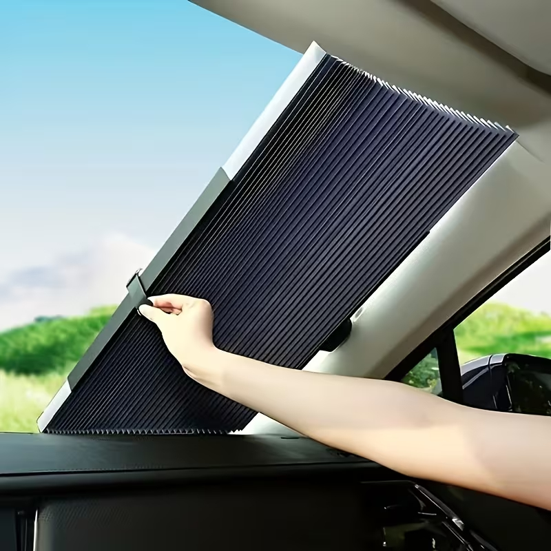 Protetor Solar Carro Parabrisa Quebra Sol Painel Tapa Sol Veiculo Carro Caminhão 70CM