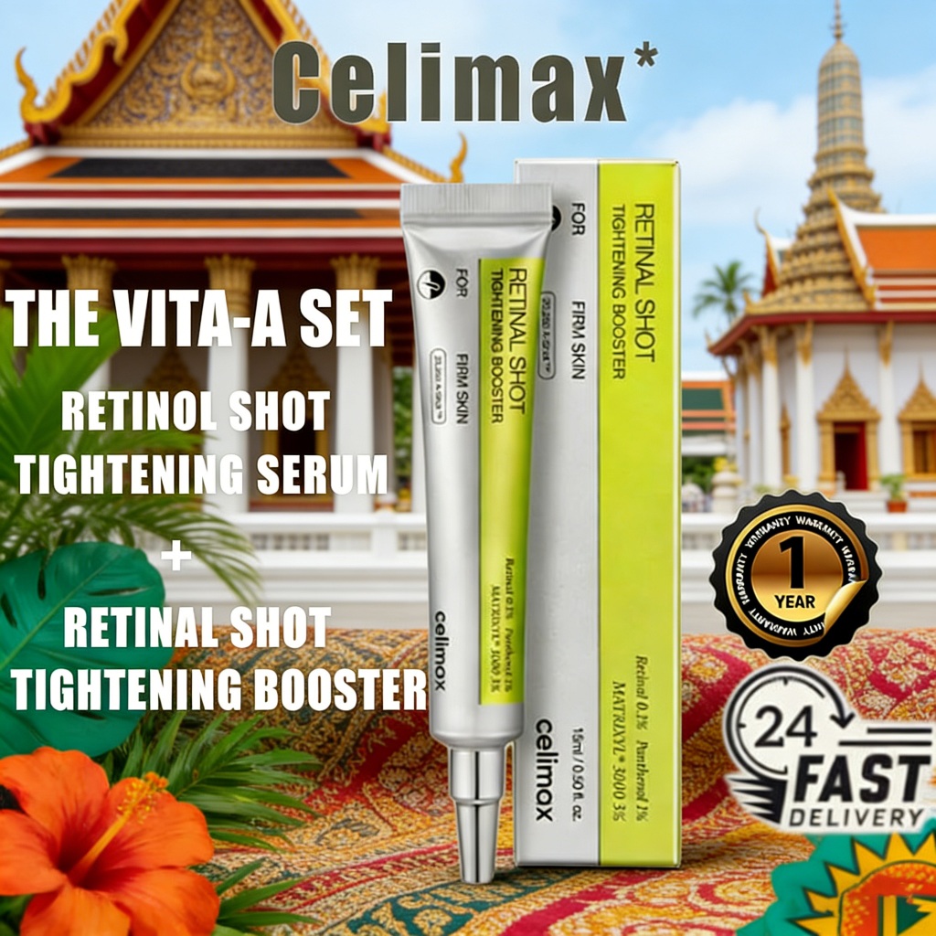 [CELIMAX] THE VITA-A Retinal Shot Antienvelhecimento Tighting Booster 15ml/Soro Retinol 30ml