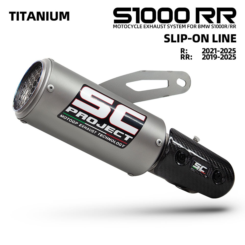 Projeto SC Do Silenciador De Escape S1000RR Para S1000 RR 19-26 M1000RR 19-25 S1000R M1000R 21