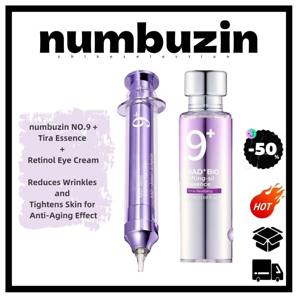 5.5numbuzinno . 9 Antienvelhecimento : Essência Facial + Creme Para Os Olhos | Reduz Rugas E Aperta Melhora As Olheiras 