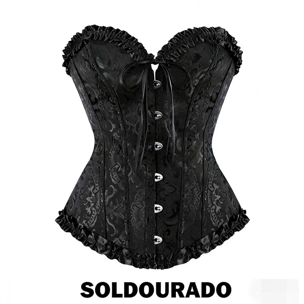 Beonlema Feminino Sexy Com Renda Overbust Espartilho Top Espartilhos E Bustiers Korse Corsage Korsett Plus Size