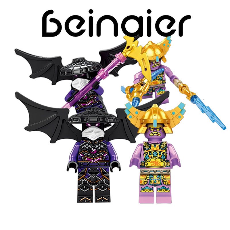 Mini Figuras Ninja Fantasma Blocos de Montar Colecionáveis Brinquedo Educativo Presente para Meninos