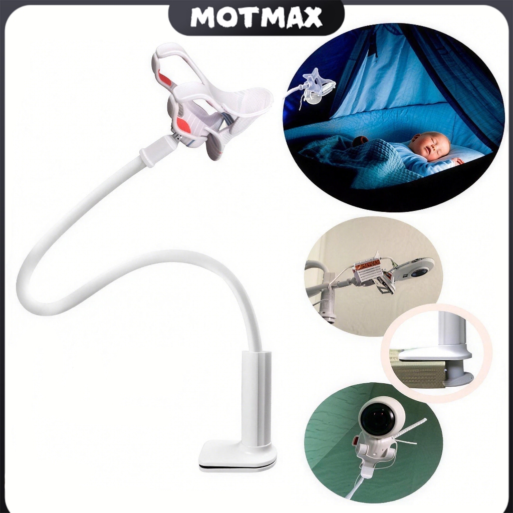 Suporte universal multifuncional taktark para câmera suporte para monitor de bebê montagem no berço suporte ajustável