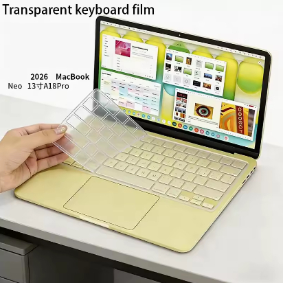 Capa De Teclado De Silicone Universal Para 2026 Macbook Neo 13 " (A18) A3404 Skin Premium Protetor De Ultrafino Novo