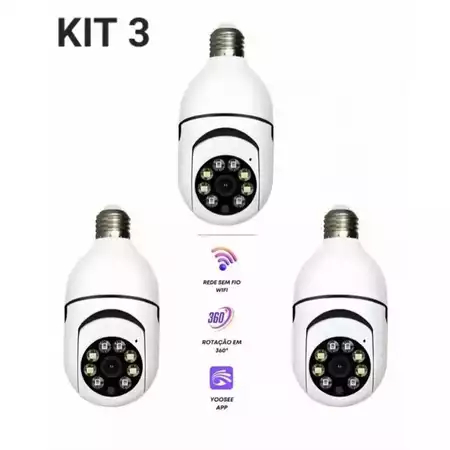 Sem Fio 360 ° Câmera De Segurança Rotativa À Prova D'água Com Aplicativo Full HD Câmera interna