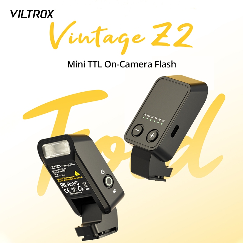 VILTROX Vintage Z2 Mini TTL Flash Na Câmera 5 Pára Controle De Energia