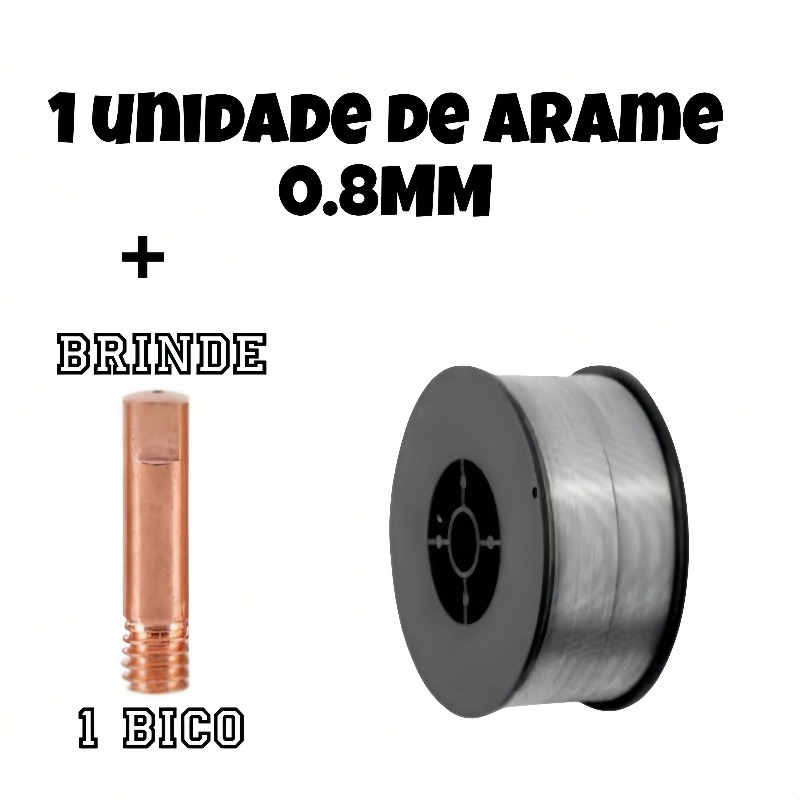 Arame De Solda Mig 0,8 Mm/1mm Sem Gás