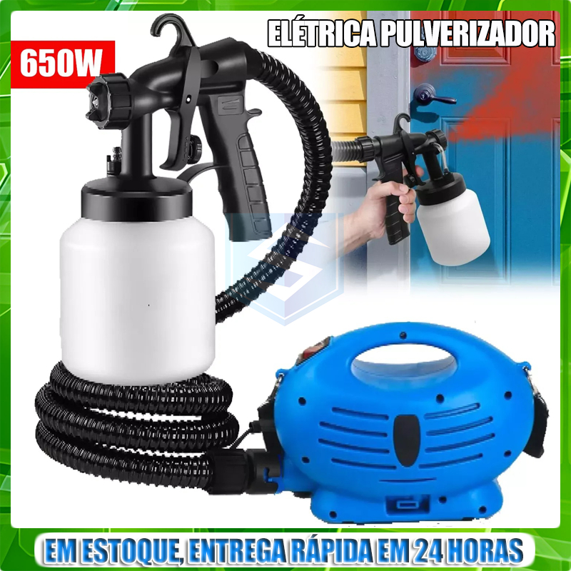 Pistola Elétrica Pulverizador 800ML Paint Pistola Pulverizadora Eletrica Para Pintura 650W