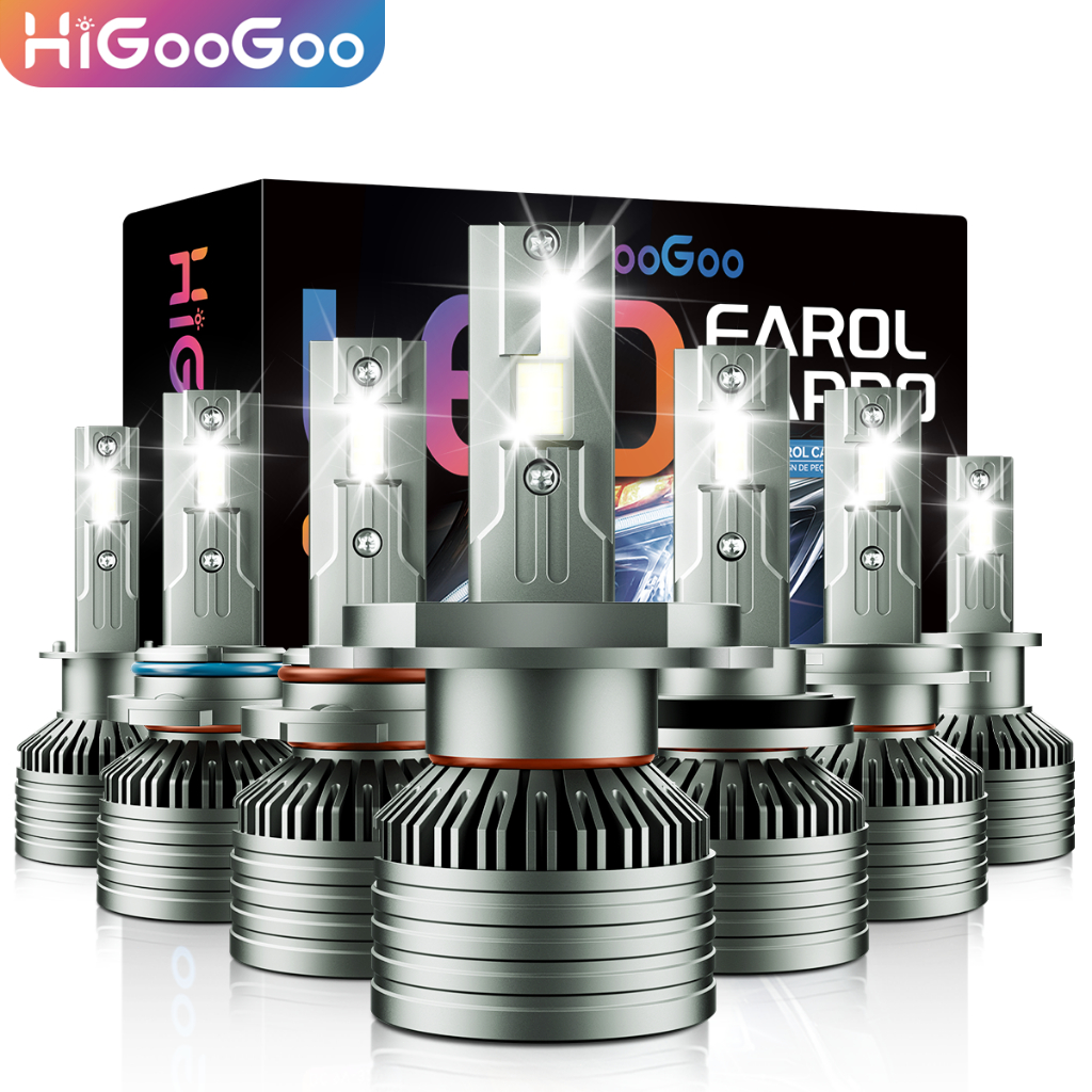 HiGooGoo G50 30000LM Par Farol Ultra LED Carro Lâmpada 150W 6500K H1 H3 H4 H7 H11 9005 9006 H27