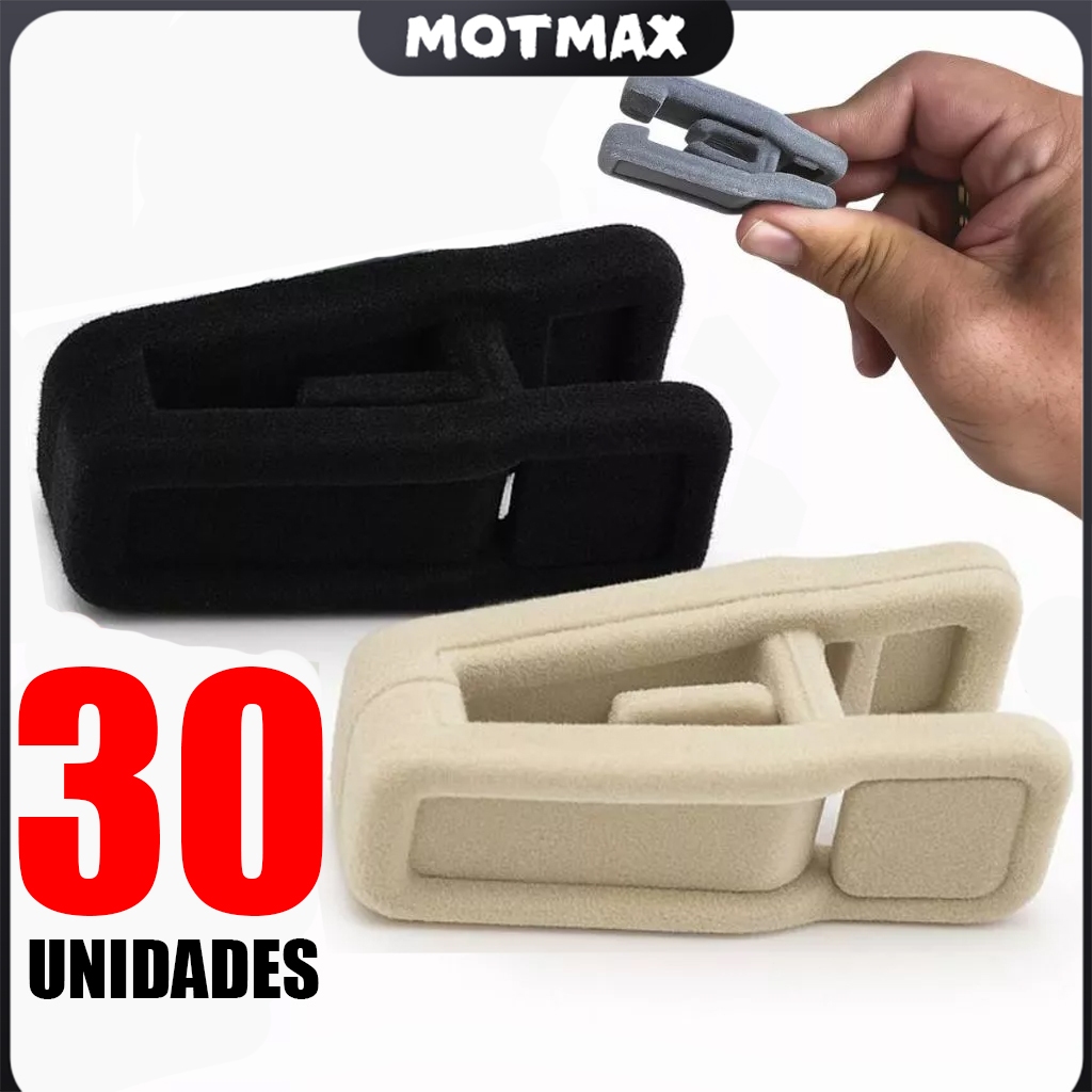 Kit 30 Presilhas Veludo Para Cabides Prendedor Presilhas Para Short Calça Saia Vestido Organização