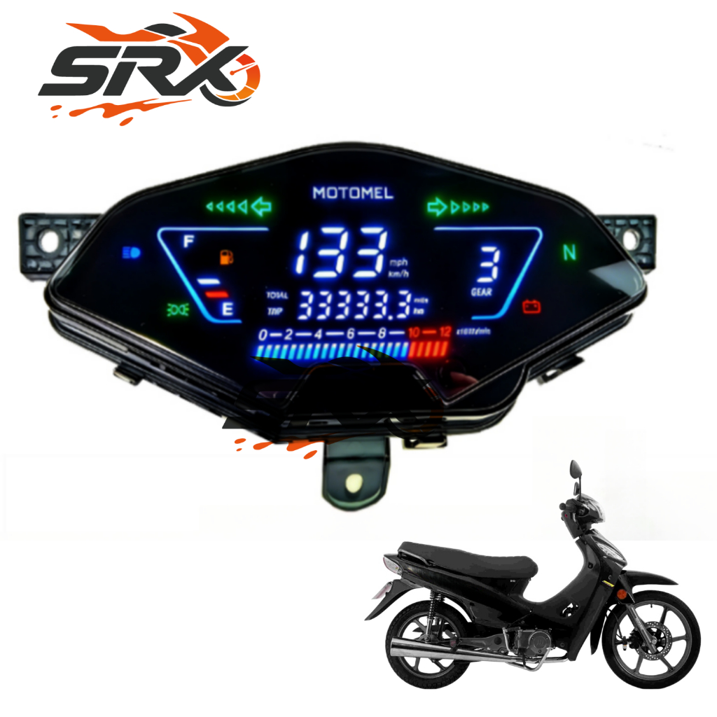 Para Suzuki FL125 Fl 125 Endereço 07-10 Motocicleta Digital LED Medidor Velocímetro Tacômetro Odômetro Montagem Motomel 