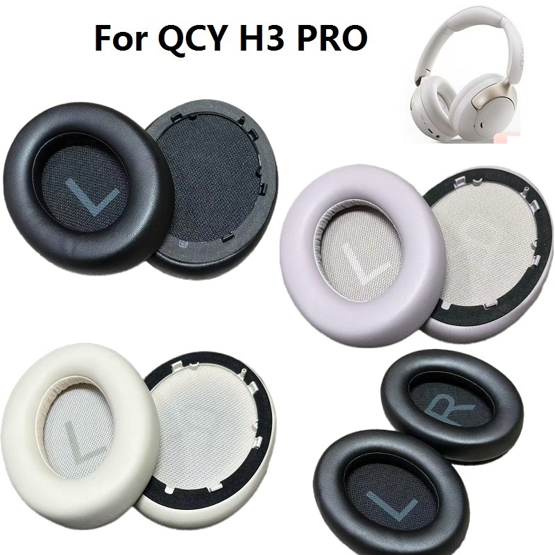 Almofadas De Ouvido Para QCY H3 PRO Fones Substituição H3pro earmuff Almofada Travesseiro Bandana