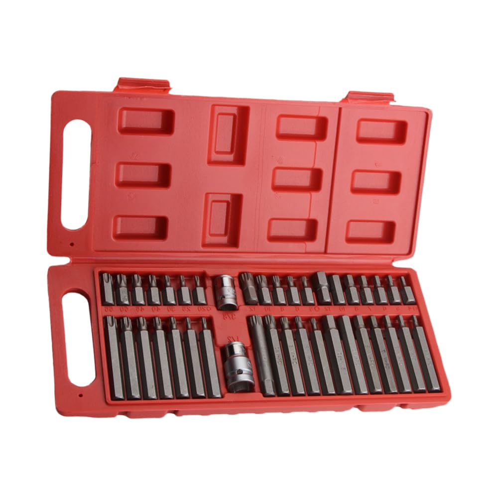 Kit Com 40 Peças De Ferramentas 40 Peças Bit Torx Allen Multidentado Crv De Alta Qualidade