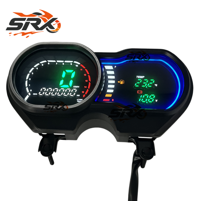 Para Bajaj Platina 125 110 100 Metros DIGITAL Odômetro LED Conjunto De Painel De Instrumentos