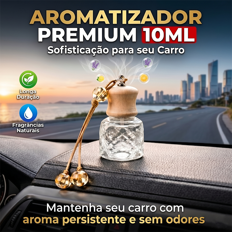 Ambientador De Carro Pendurado 10ml Eliminador De Odor De Garrafa De Vidro Com Aroma Natural