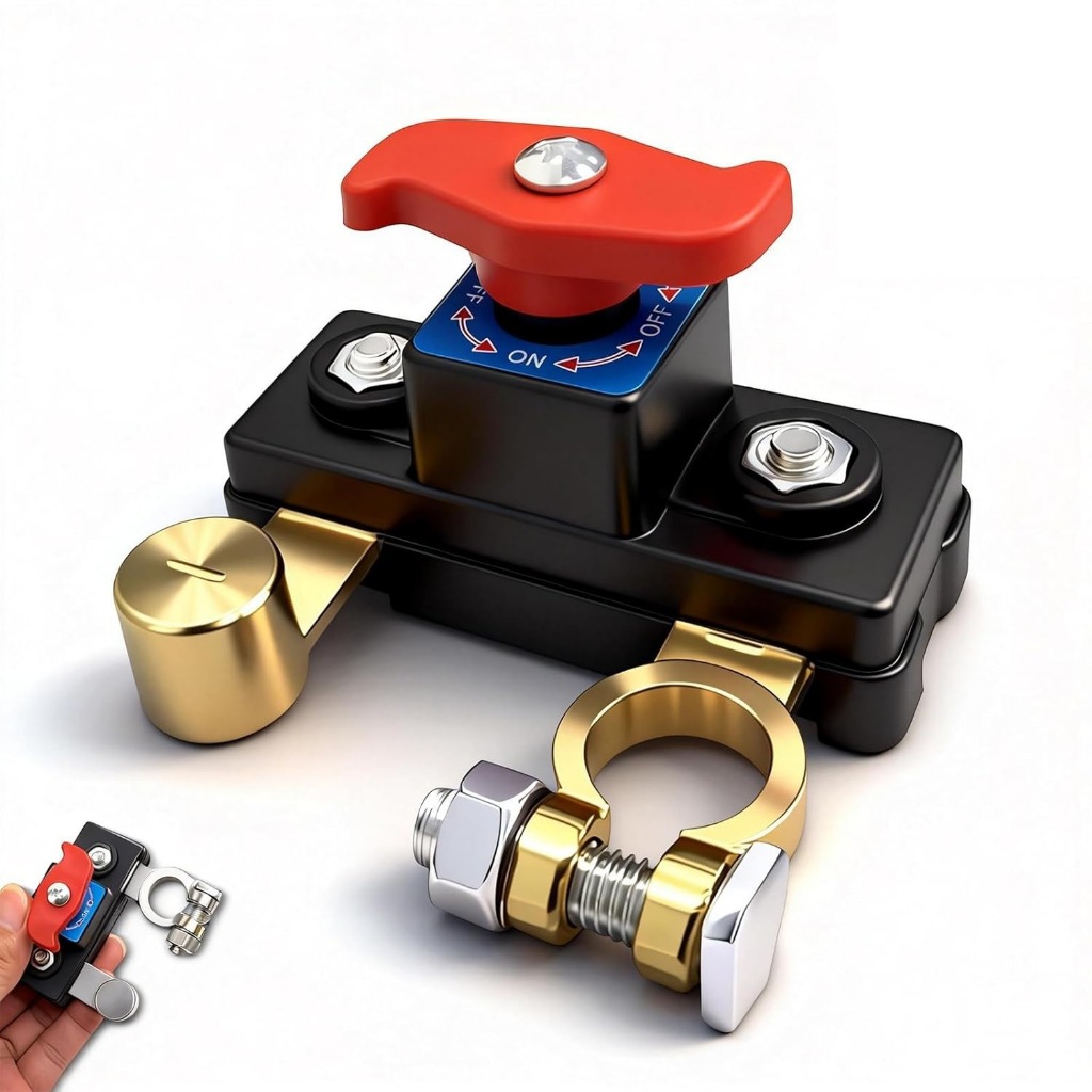 Interruptor De Desconexão Da Bateria 12V/24V-Terminal De Anti-Vazamento