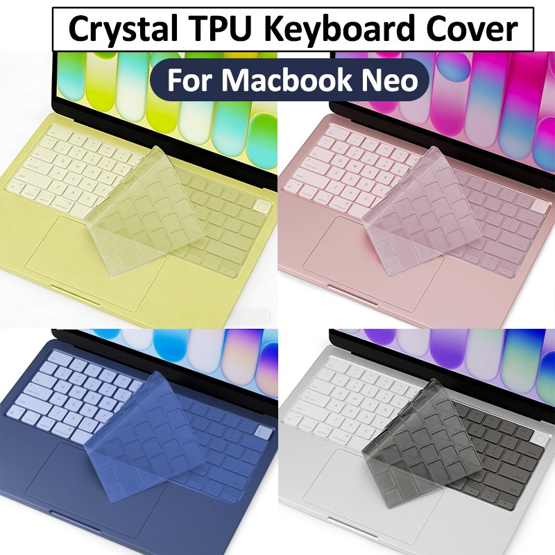 Capa De Teclado De Silicone Para Macbook Neo 2026 13 Polegadas A3404 Ultrafina À Prova De Poeira