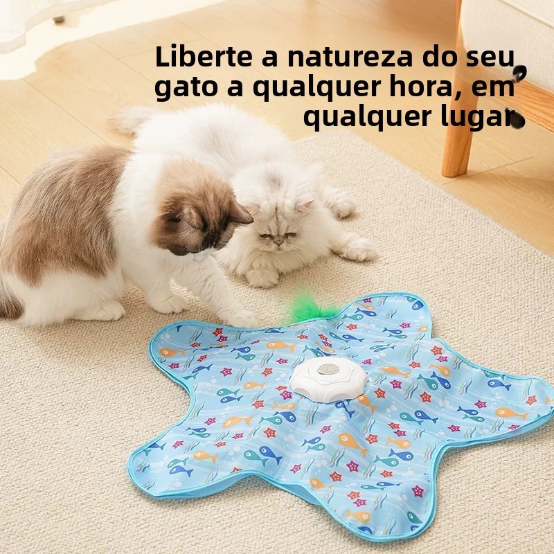 Caça Ao Tesouro Do Gato | Brinquedo Elétrico Oculto , Bateria De Longa Duração