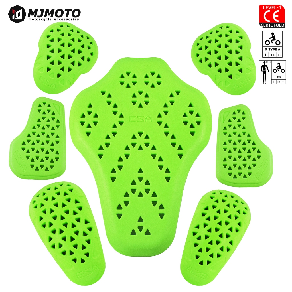 Kit Protetor Interno Jaqueta Calça Moto Anti-Impacto CE Nível 1 Respirável Pronta Entrega