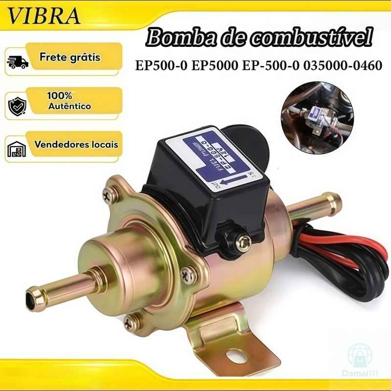 12V Bomba Combustível Gasolina Diesel Baixa Pressão - EP500-0 damai111