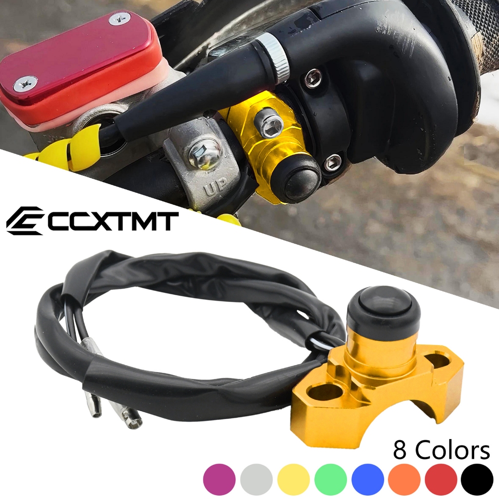 Motocicleta Dirt Bike Universal CNC Start Kill Switch Motor Liga/Desliga Botão