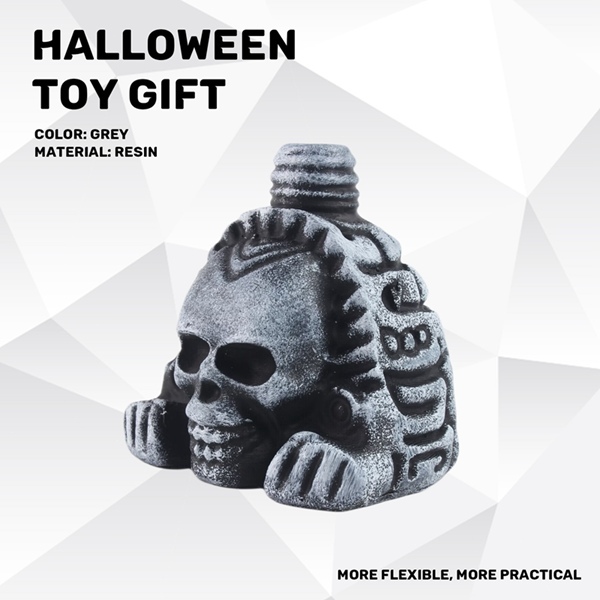 Death Whistle Caveira Cabeça Fantasma Apito Cinza