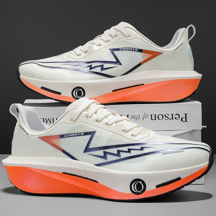 Nova Profissional Placa De Carbono Tênis De Corrida Maratona Moda Sapatos Para Homens E Mulheres 33-44
