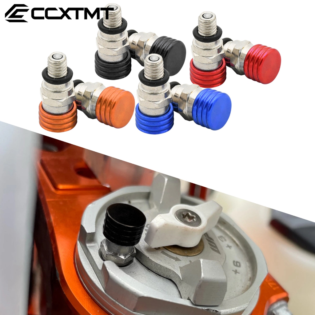M5x0.8 Sangramento À Prova Dwaterproof Água Garfo Dianteiro Sangrador Válvula De Alívio Para Yamaha YZ250F YZ450F YZ250F