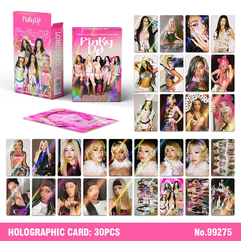 30 Pçs/Caixa KATSEYE Photocard Internet Girl Gabriela Cartão Holográfico KPOP LOMO Coleção