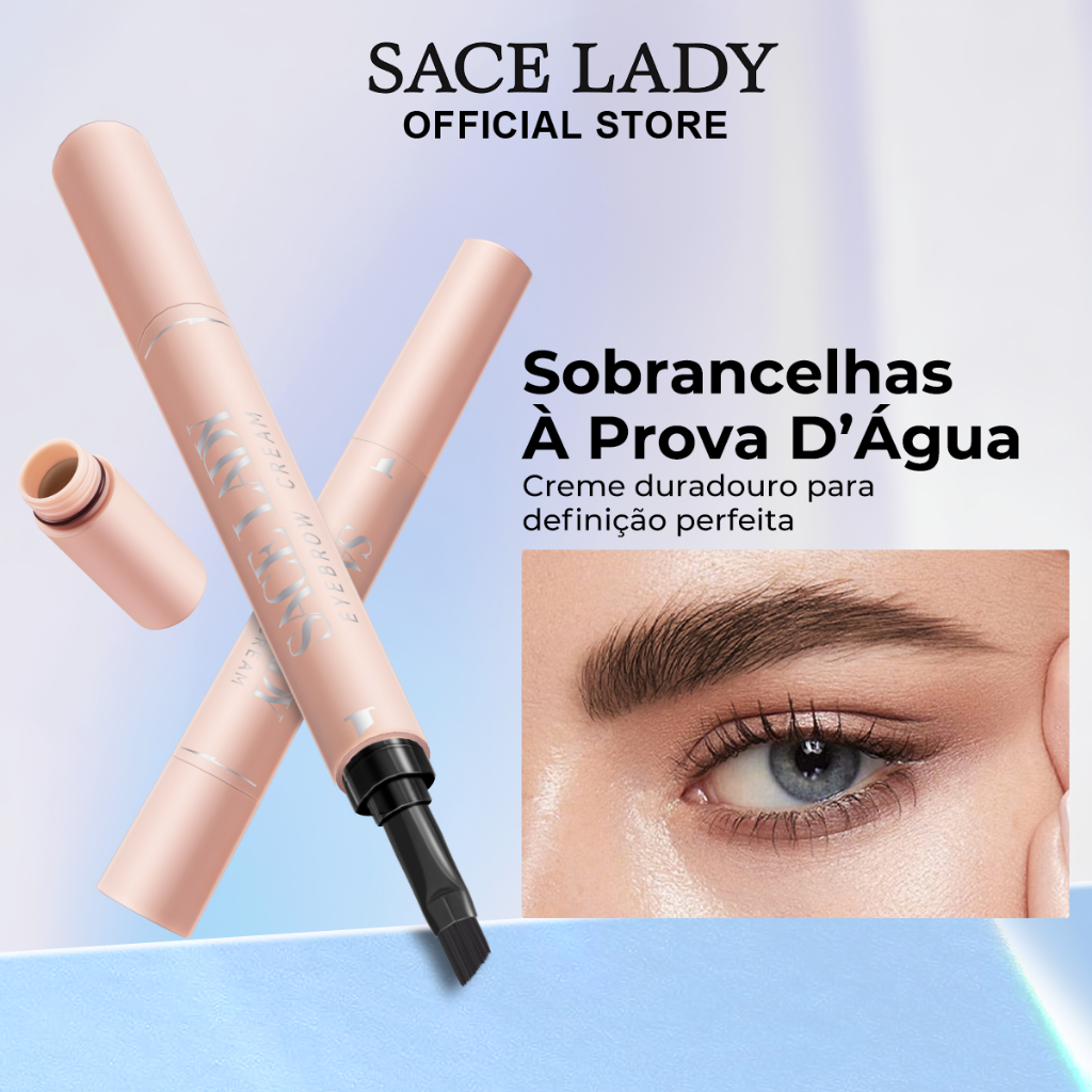 Gel Colorante para Sobrancelhas SACE LADY Fixação 24H e à Prova d'Água