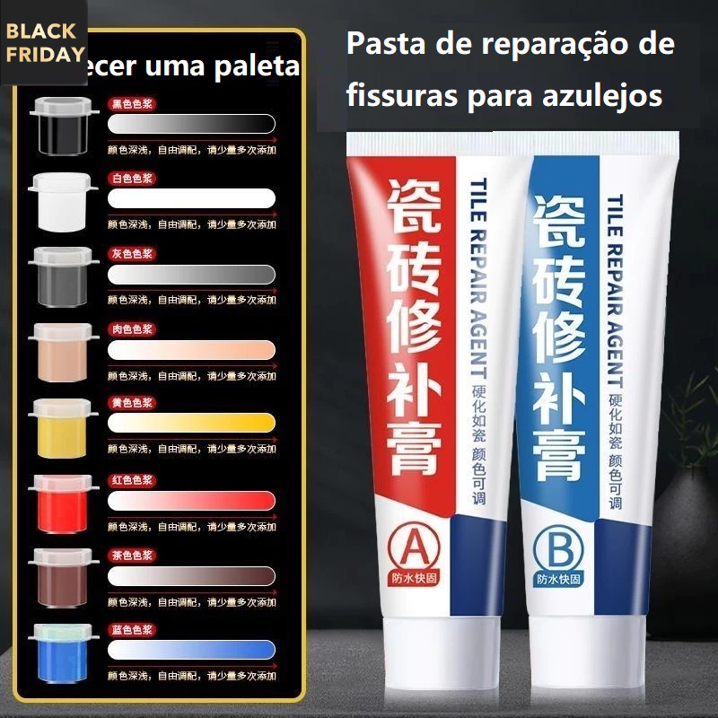 (Oferece 6 paletas de cores) Adesivo De Reparo De Azulejos Para Banheiras , Mármore , Móveis E Banheiros