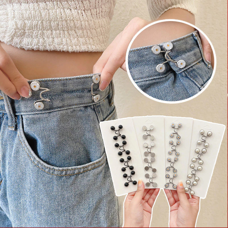 Alfinete De Aperto De Cintura – Prendedor De Roupas Ajustável Antiderrapante Para Vestido/Calça