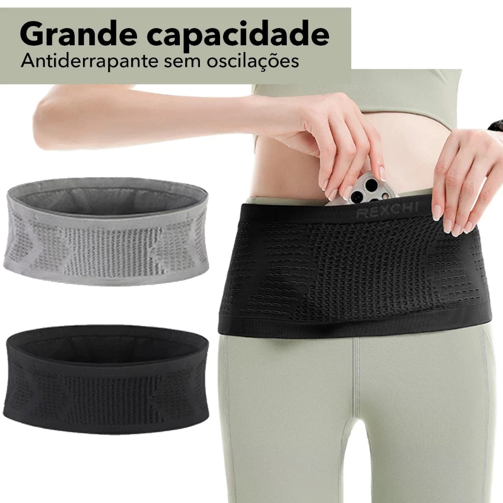 Pacote De Cintura De Corrida De Alta Elasticidade , Adequado Para fitness Ao Ar Livre Masculino E Feminino , Projetado P