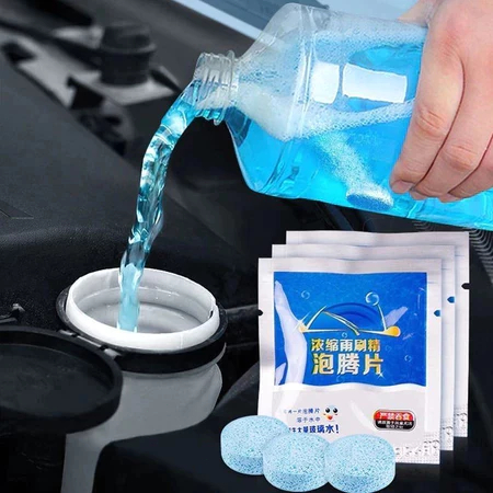 “Pastilha Efervescente Limpa Para-Brisa Automotivo – Concentrado | 5/10 Unidades”
