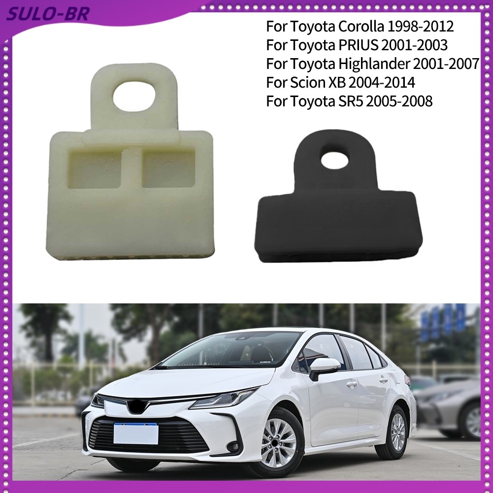 2 PCS Clipes De Canal De Vidro Da Porta Power E Clipe De Faixa Manual Para Toyota Corolla
