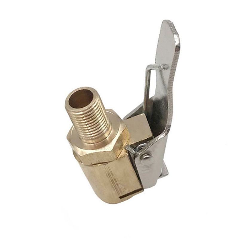 Compressor Ar Bloqueio Mandris Metal Pneu Inflator Mandril Conector Braçadeira Para Reparo