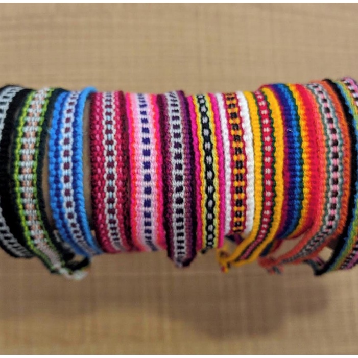 Kit 1 ate 12 Unidades Pulseiras Sortidas Hippie Praia De Pano