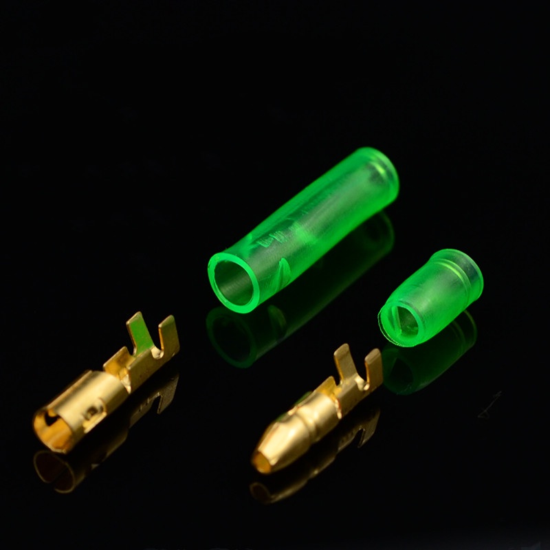 Conjuntos = 20 80 Pcs 4.0 Bala terminal Conector Do Fio Elétrico Carro Diâmetro 4mm pin set Feminino + Masculino + Caso