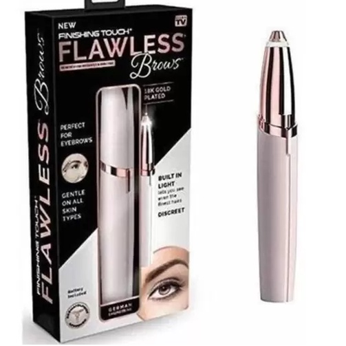 Depilador Elétrico Caneta Para Fazer Sobrancelhas - Flawless