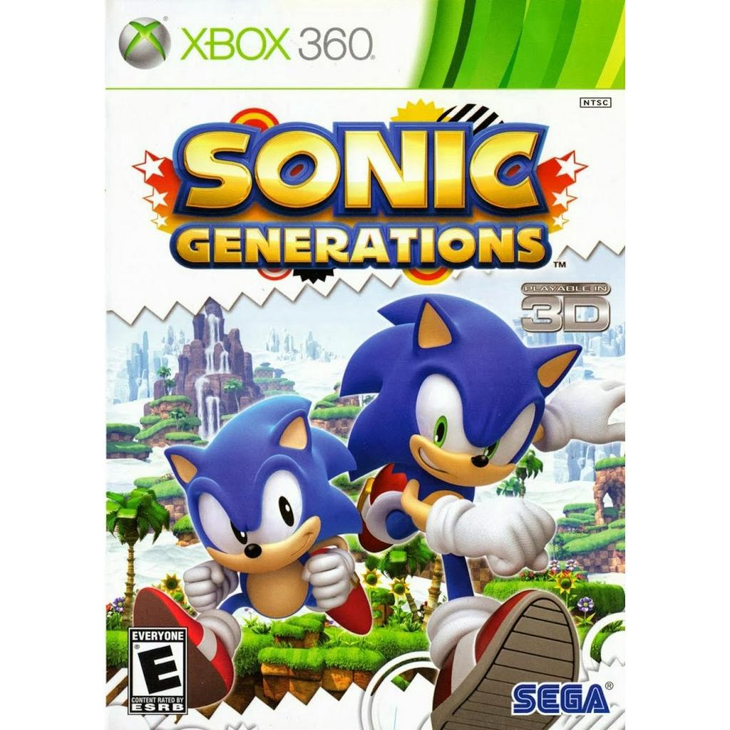 sonic generations midia fisica - xbox 360