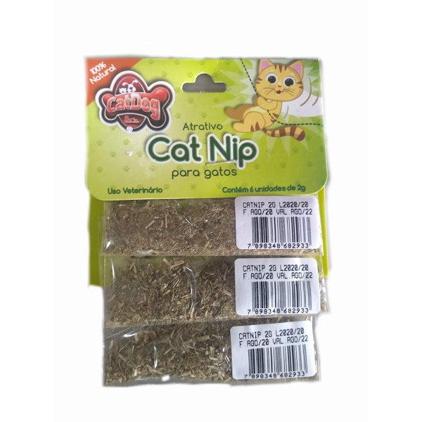 CatNip 100% natural 1 unidade de 2g