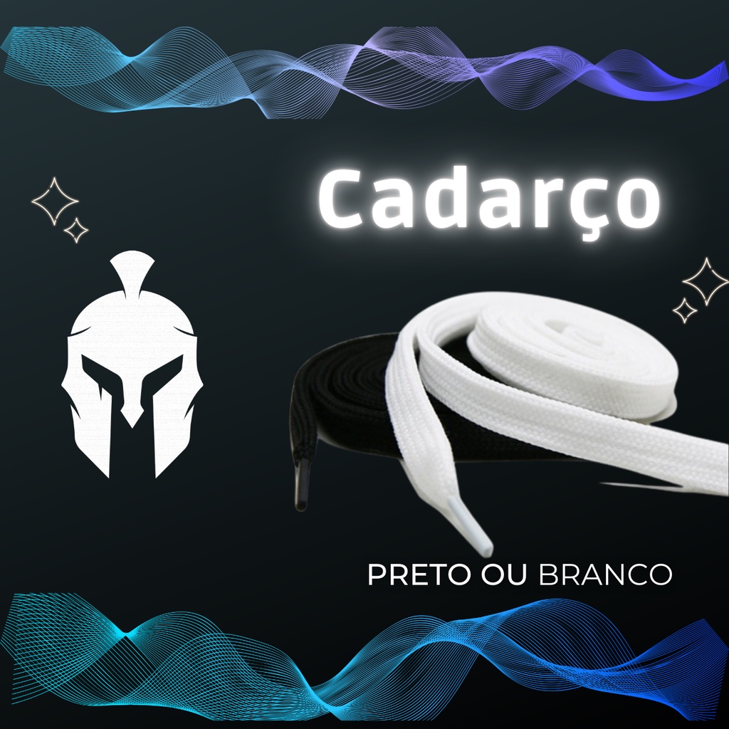 2 Pares Cadarço Achatado Compatível com All Star Tradicional