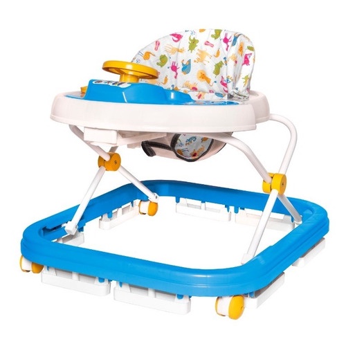 Andador Infantil Azul Musical Styll Baby Didatico Suspenso bichinhos