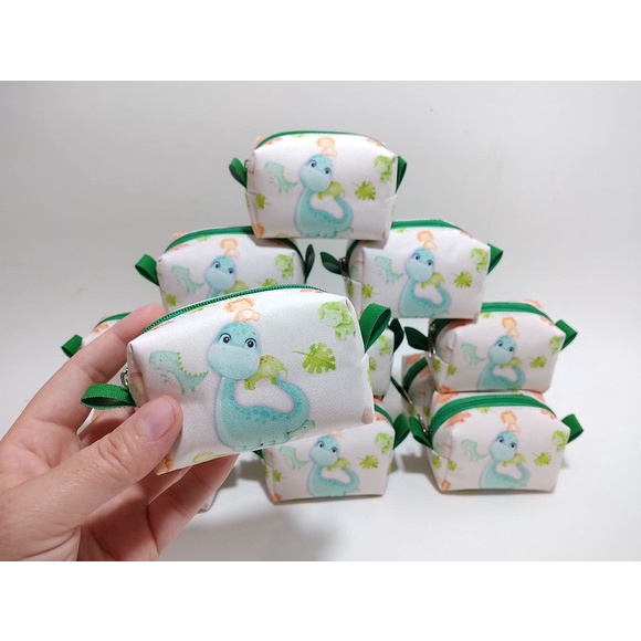 Porta Moeda Box c/24 Personalizado Dinossauro Lembrancinha