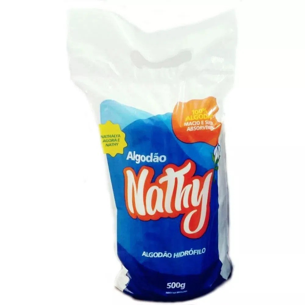 Rolo De Algodão Nathy De 500 Gramas