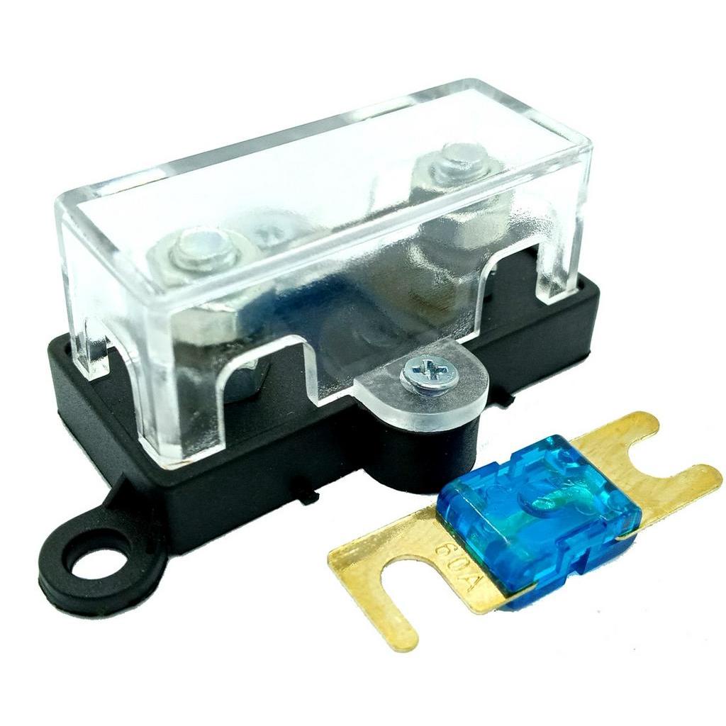 Porta Fusível Automotivo Midi com Fusível Mini Faca 60 Amp