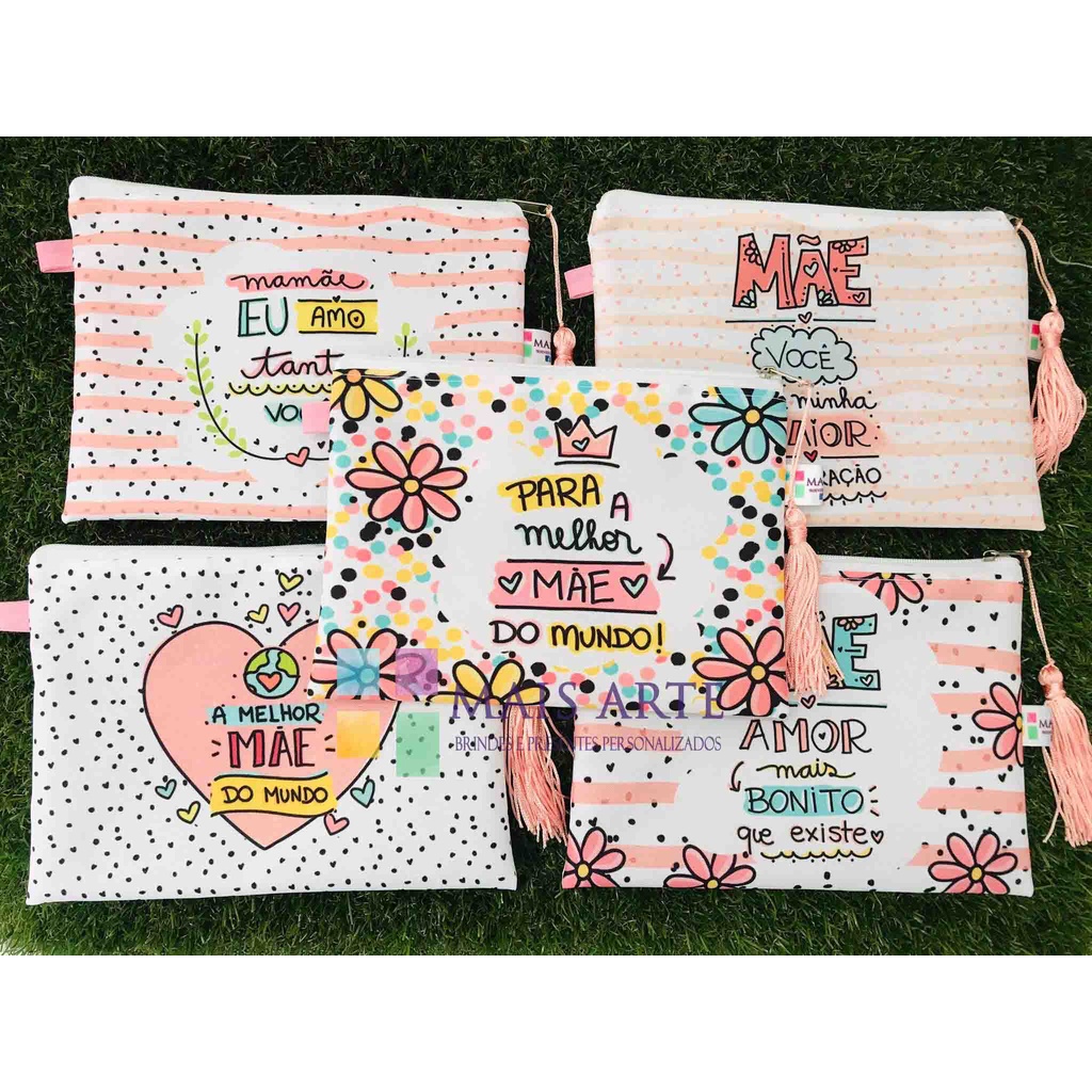 kit 15 necessaires Mães