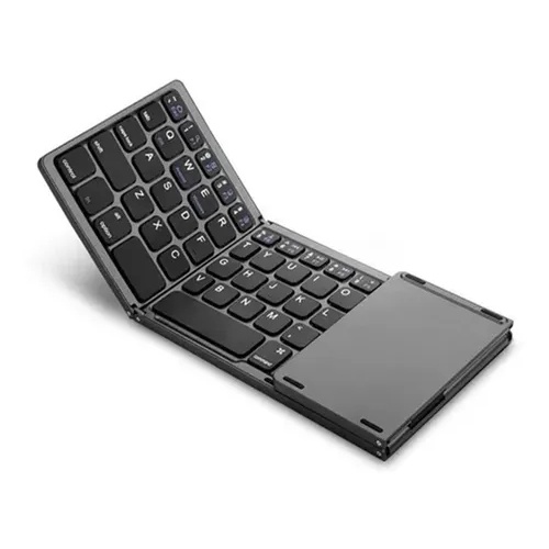 Mini Touchpad De Teclado Bluetooth Dobrável Sem Fio