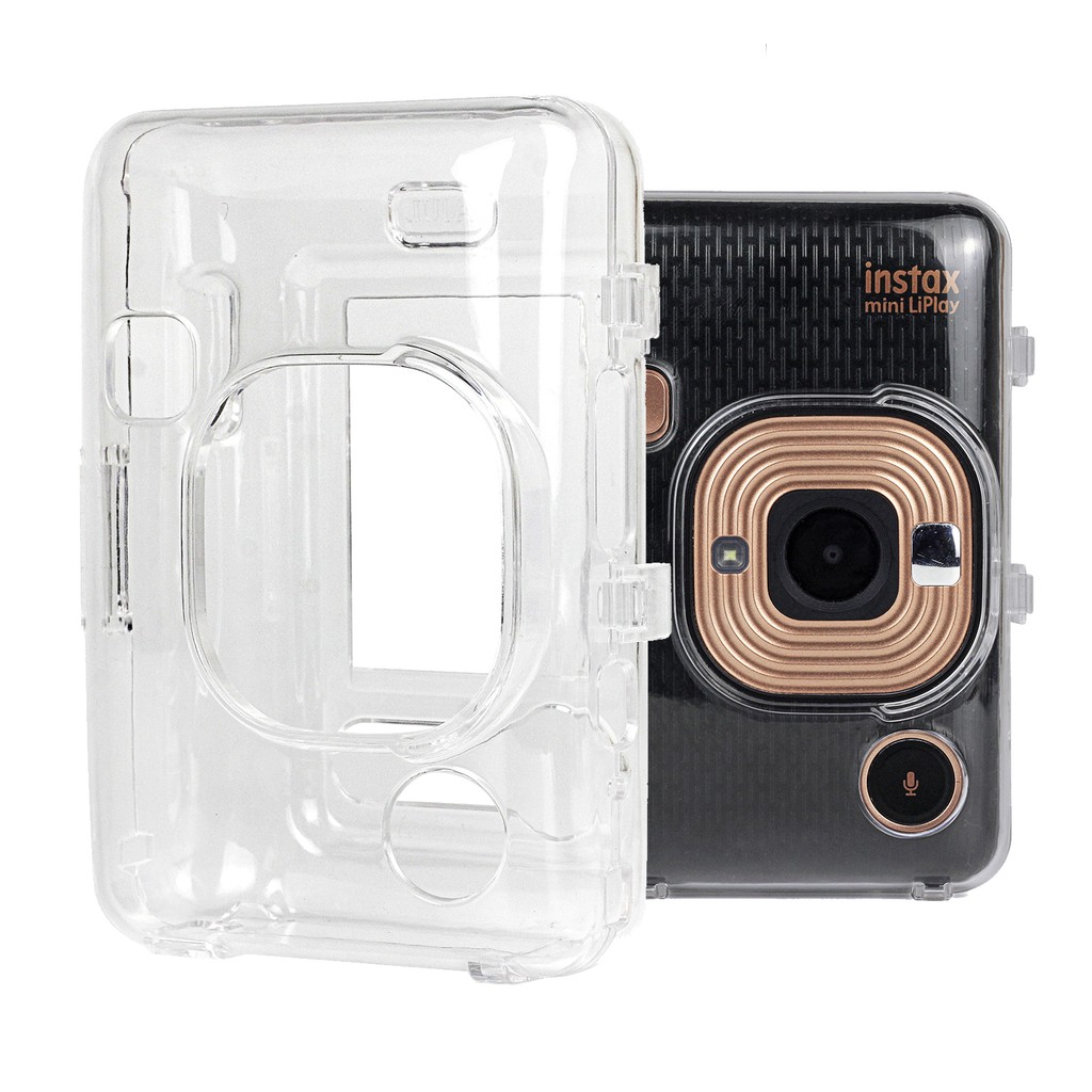 Para Fujifilm Instax Mini Liplay Case Capa Dura De Plástico Transparente